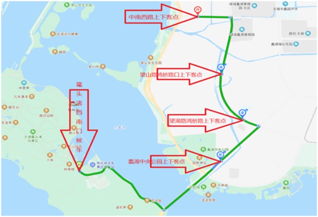 中南西路（望山路）—鼋头渚短驳线.JPG