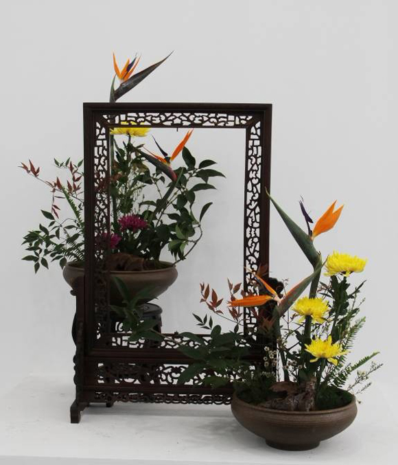 2011第七届园艺博览会上插花获二等奖（麓垣秋高）.jpg